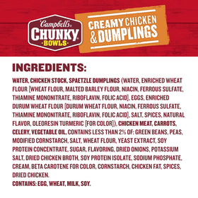 Case of eight Campbell's Chunky bowls for pantry stocking and easy lunches.