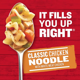 Campbell's Chunky Chicken Noodle Soup ready-to-serve bowl for a satisfying lunch.