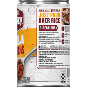 Campbell's Chunky Chili provides 14g protein per serving