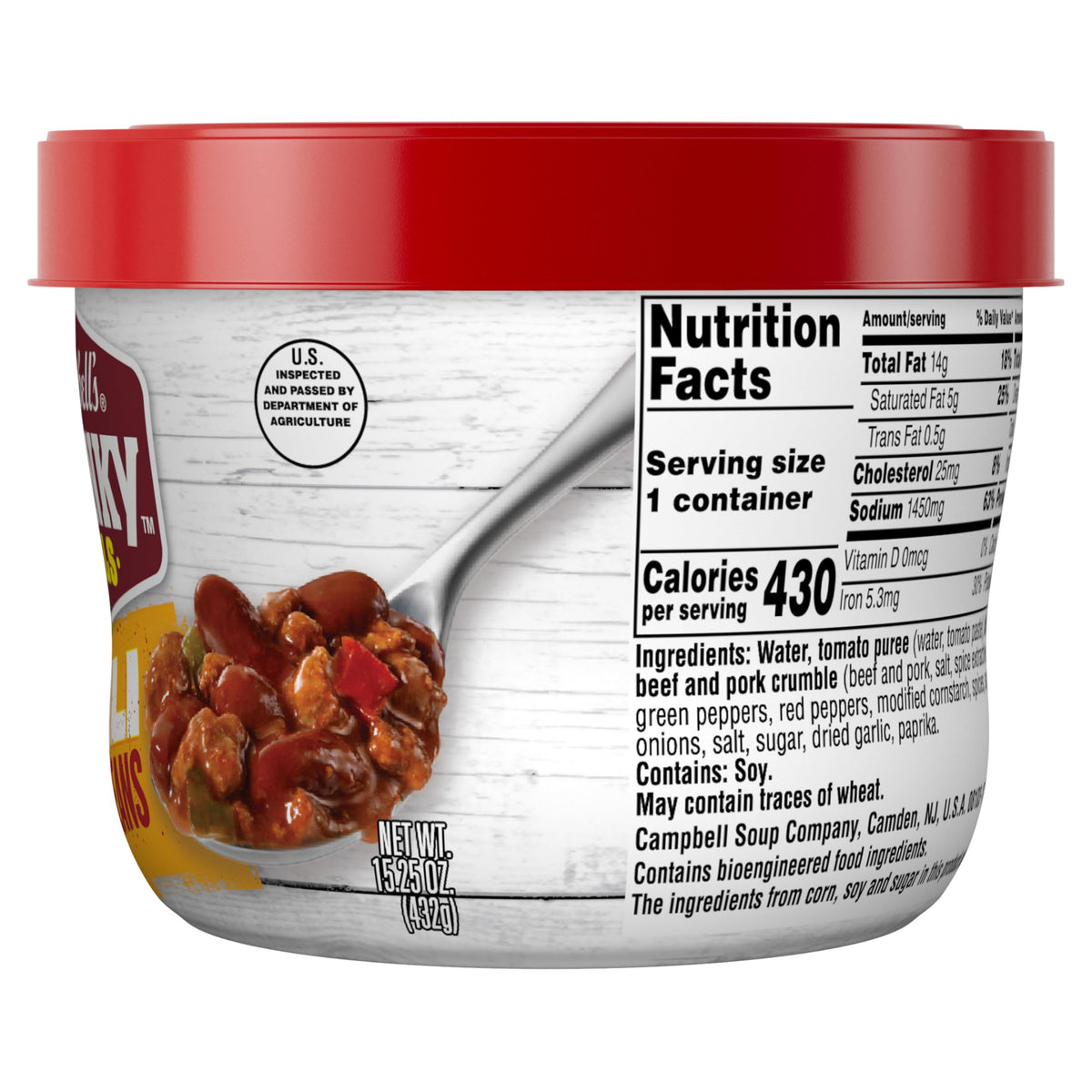 Tailgate scene with Campbell’s Chunky Chili with Beans as a portable snack