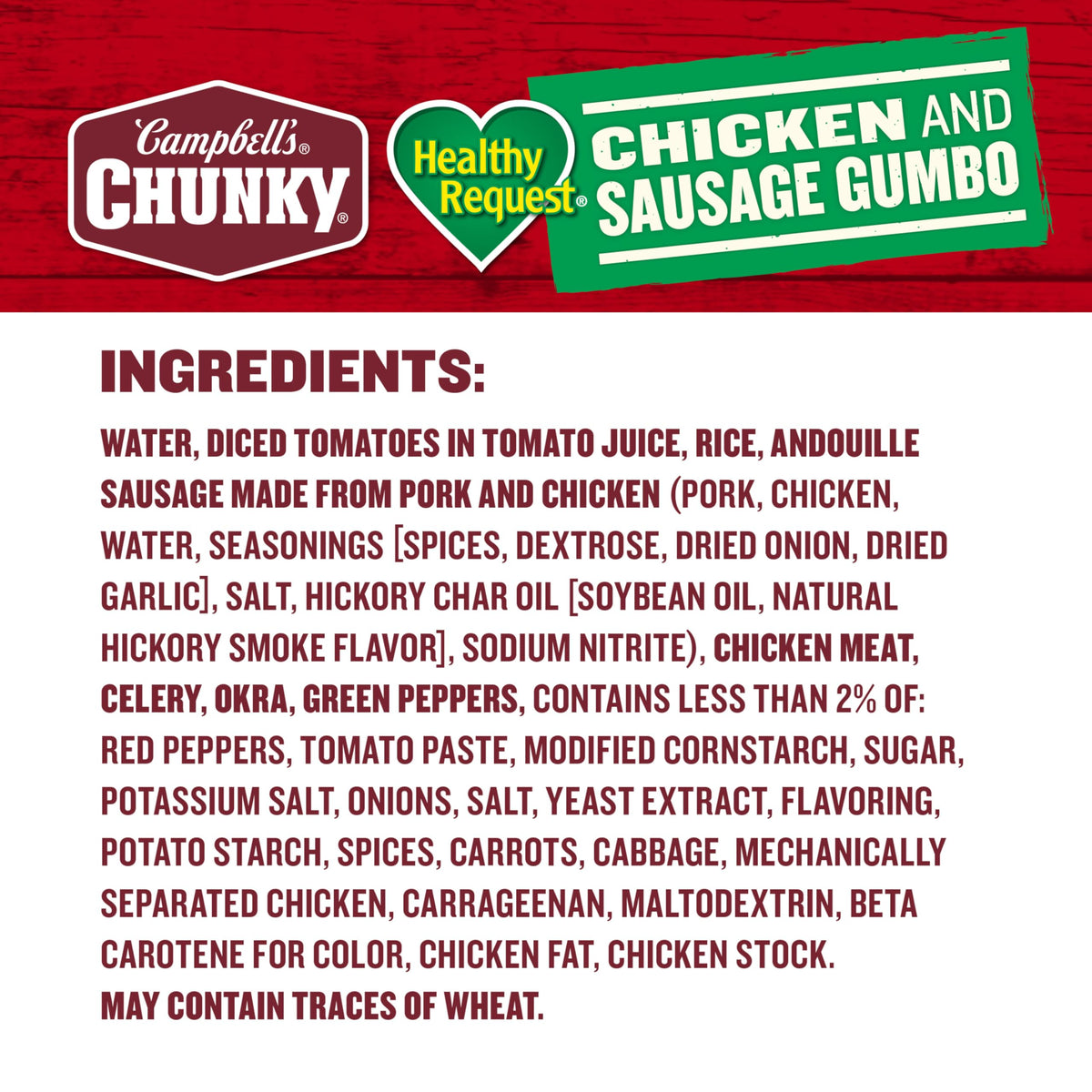 Ready-to-heat microwaveable can for quick meals at home or work.
