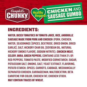 Ready-to-heat microwaveable can for quick meals at home or work.