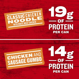 Campbell's Chunky Hearty Flavors with big pieces for bowls