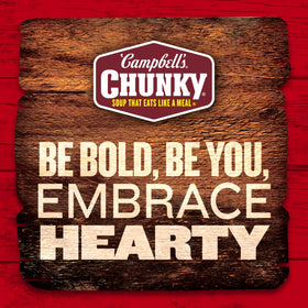 Protein-packed 13g per can in Campbell’s Chunky Pub-Style Chicken Pot Pie Soup.