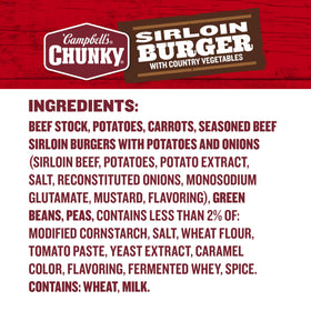 Microwave-ready Campbell's Chunky soup served in a bowl for quick dinner