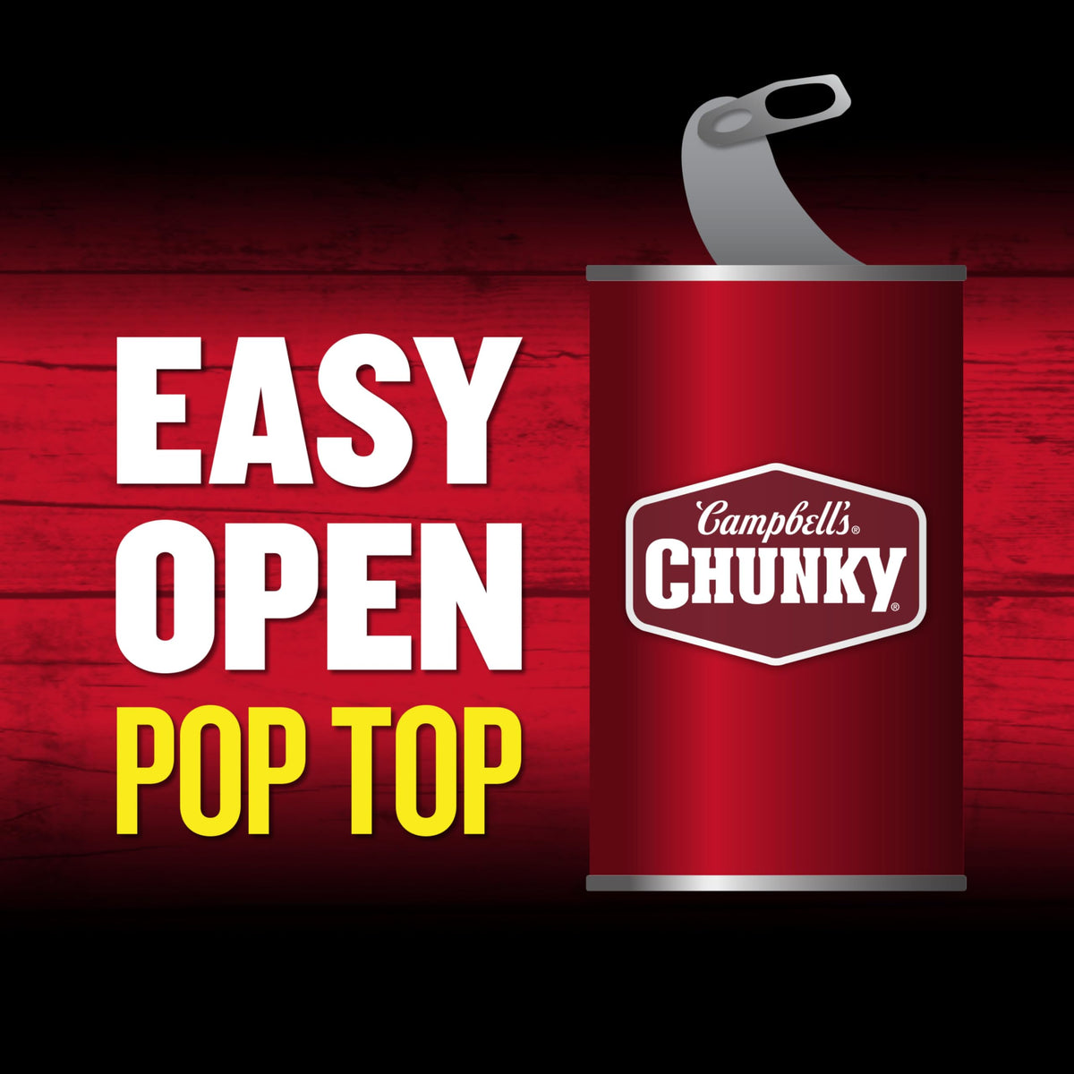 Campfire-ready Campbell's Chunky Spicy Chicken Noodle Soup for outdoor meals