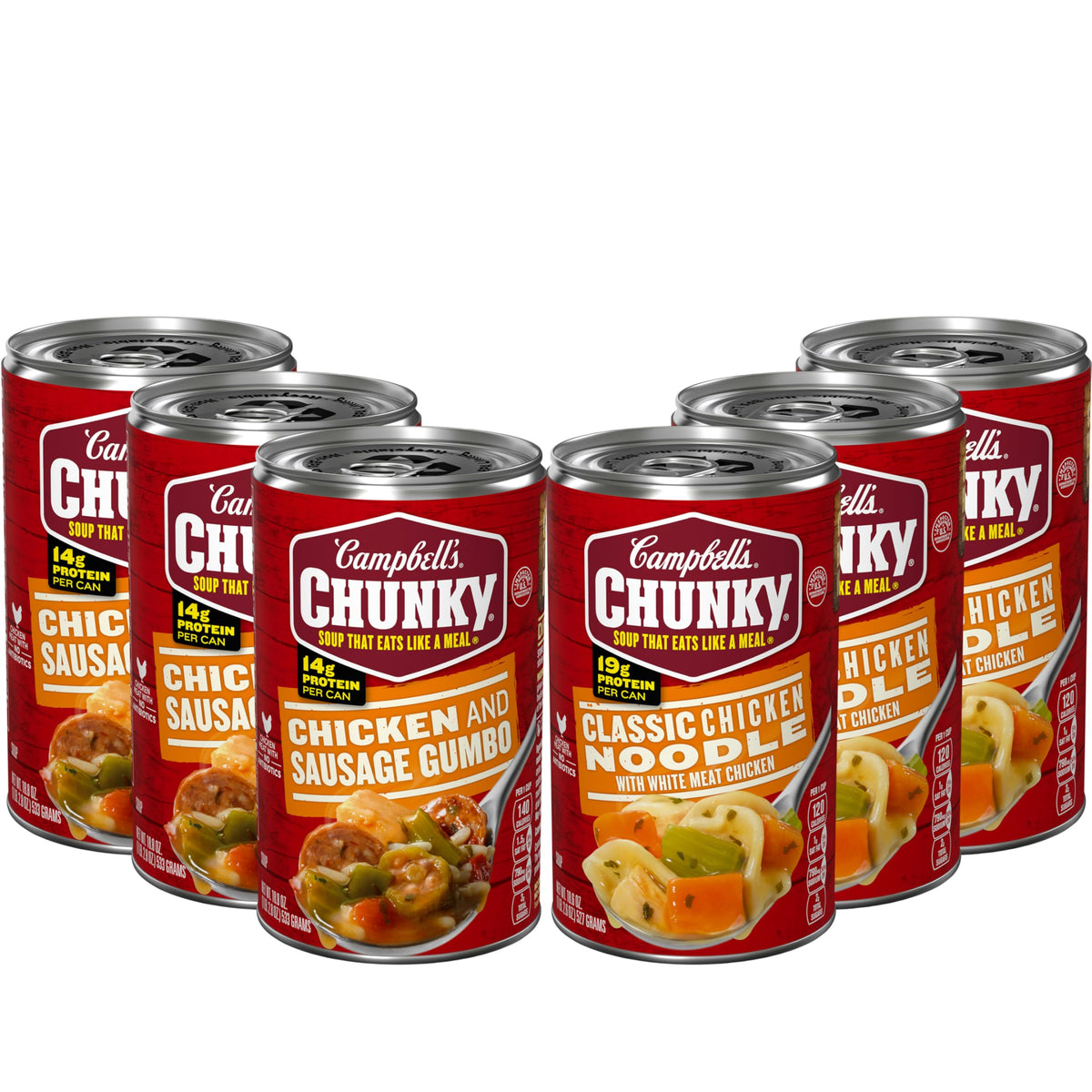 Campbell's Chunky variety-pack box: convenient family meals in one place