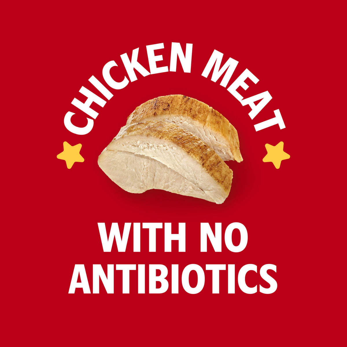 Close-up of Campbell's Chicken and Stars label, highlighting no artificial flavors and no MSG.