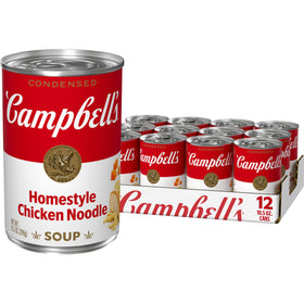 Campbell's Condensed Homestyle Chicken Noodle Soup can ready for a quick comforting meal
