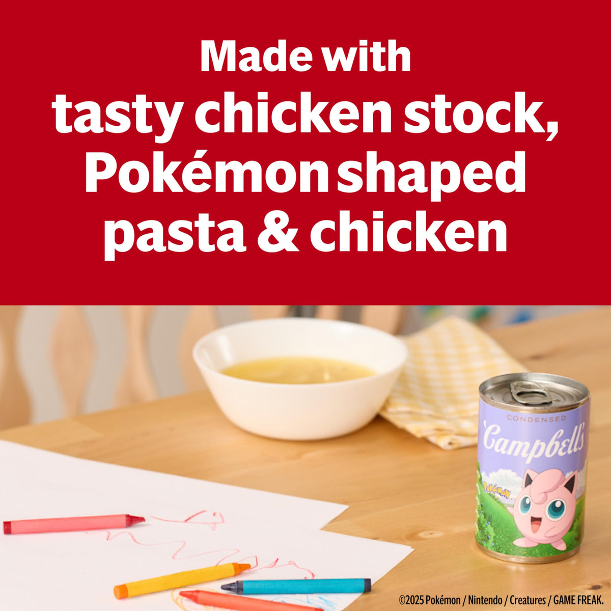 Serve Campbell’s soup with Pepperidge Farm Goldfish Crackers for quick meals.