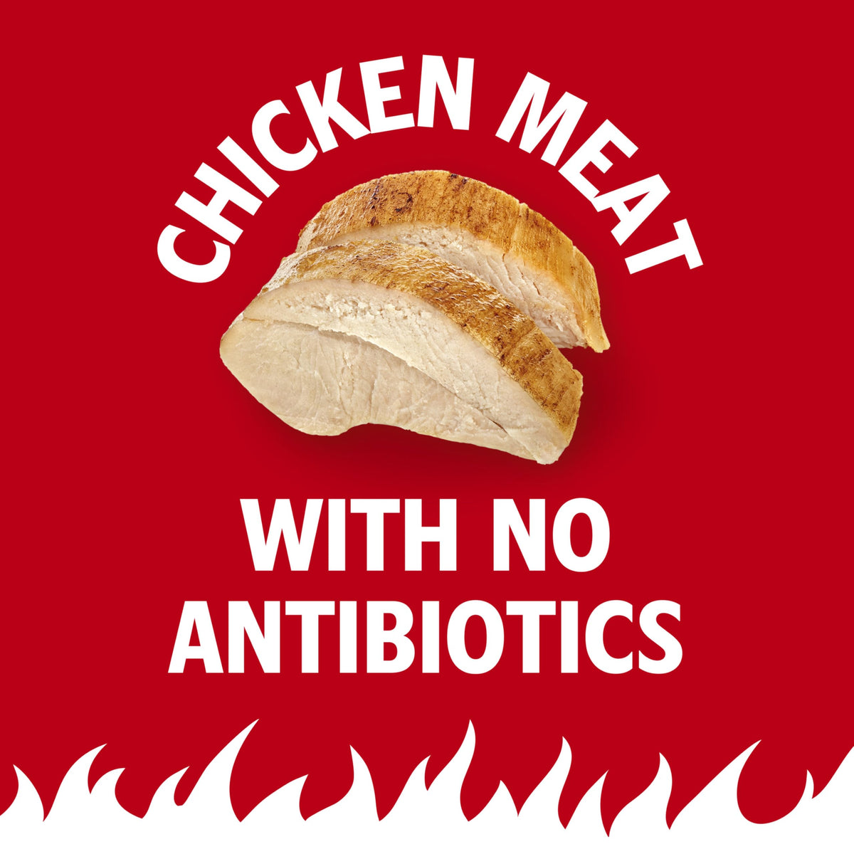 Campbell's Spicy Buffalo-Style Cream of Chicken Soup label close-up highlights medium heat for flavorful meals.