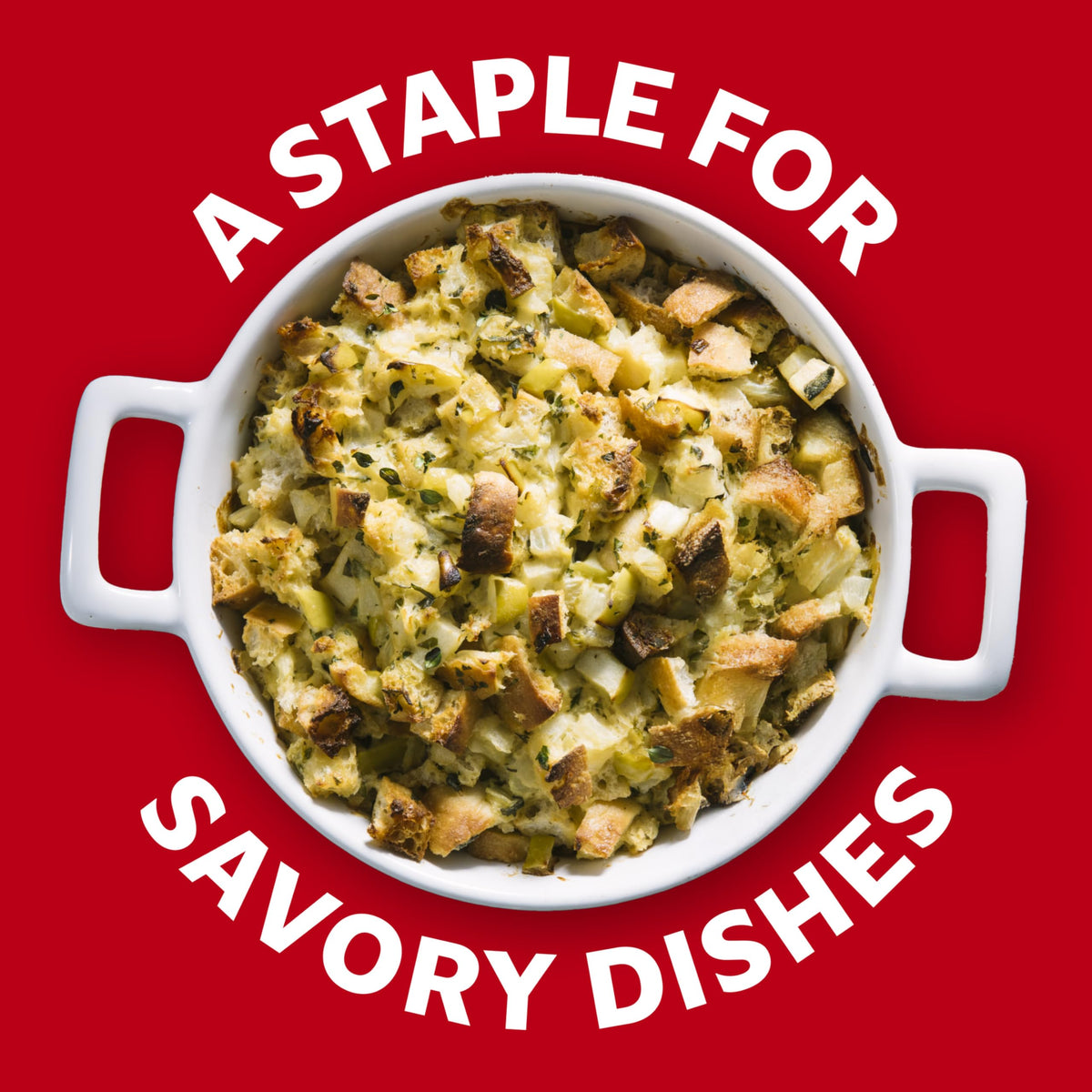 Herbs and olive oil elevate Campbell's Cream of Celery Soup.