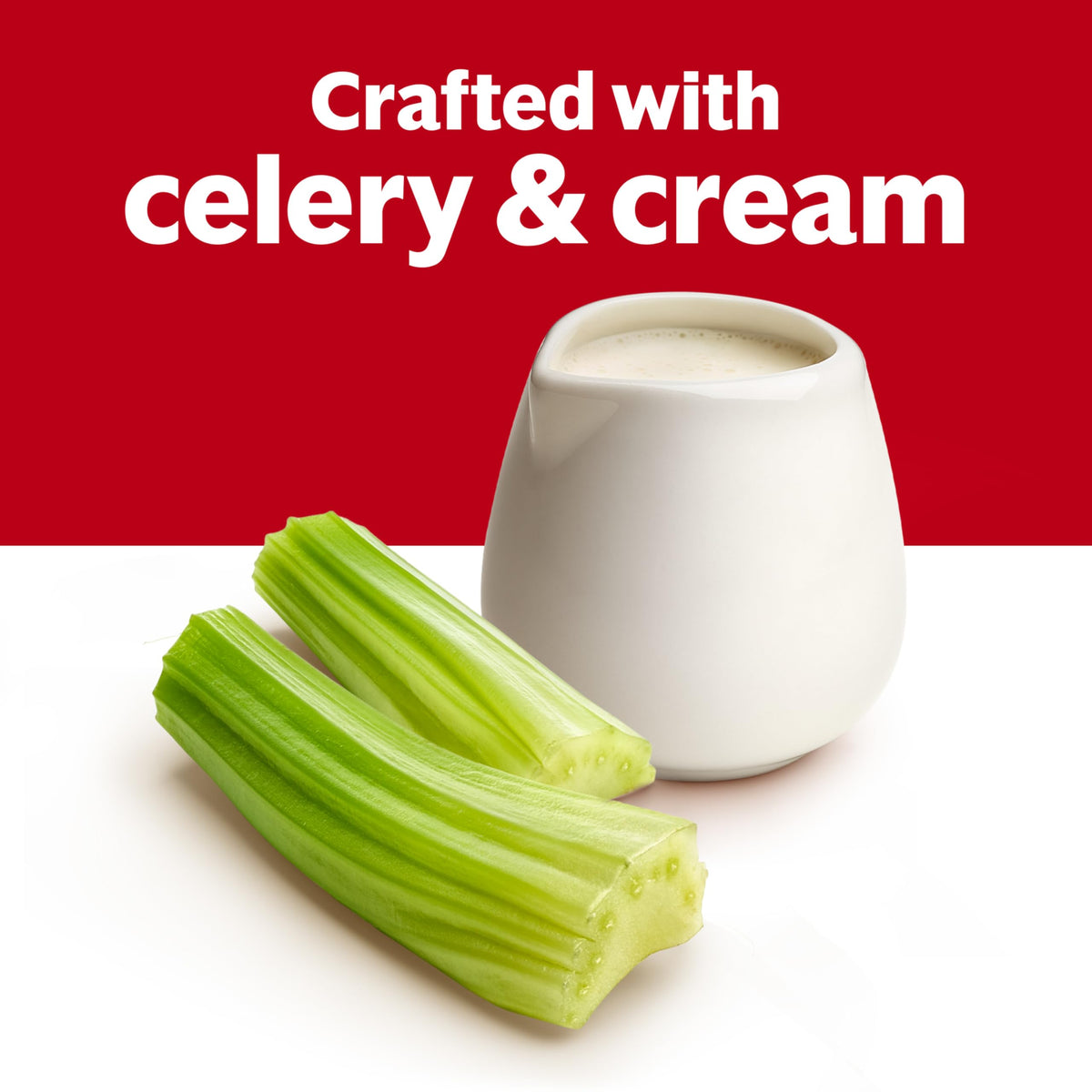 Campbell's Cream of Celery Soup casserole hero in tuna noodle dish.