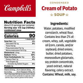 Creamy bowl topped with herbs using Campbell's soup for simple flavor lift.