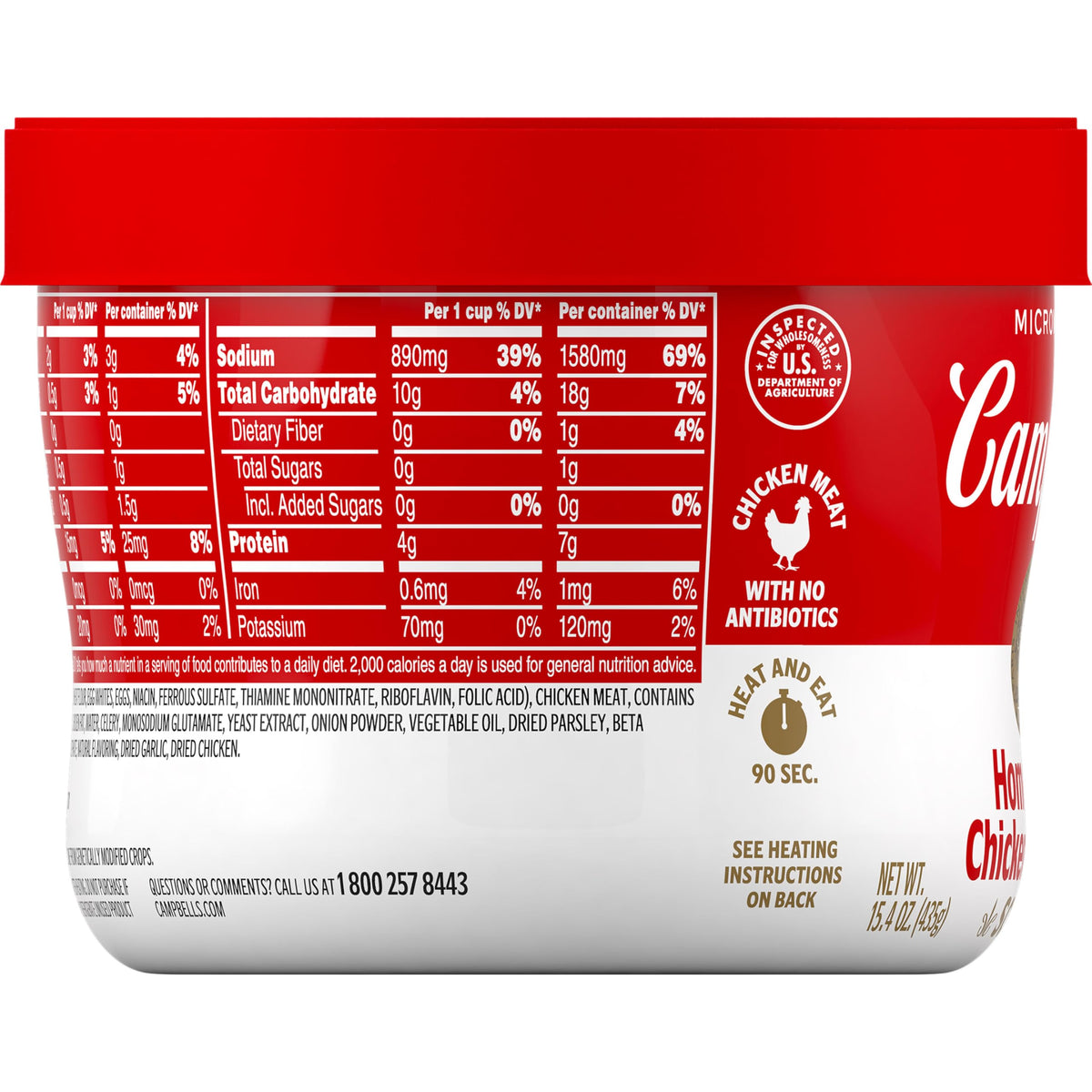 Campbell's Homestyle Chicken Noodle Soup case-pack for family lunches