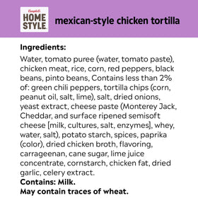 Microwave-heat scene with Campbell's Homestyle soup shows quick, warm meals