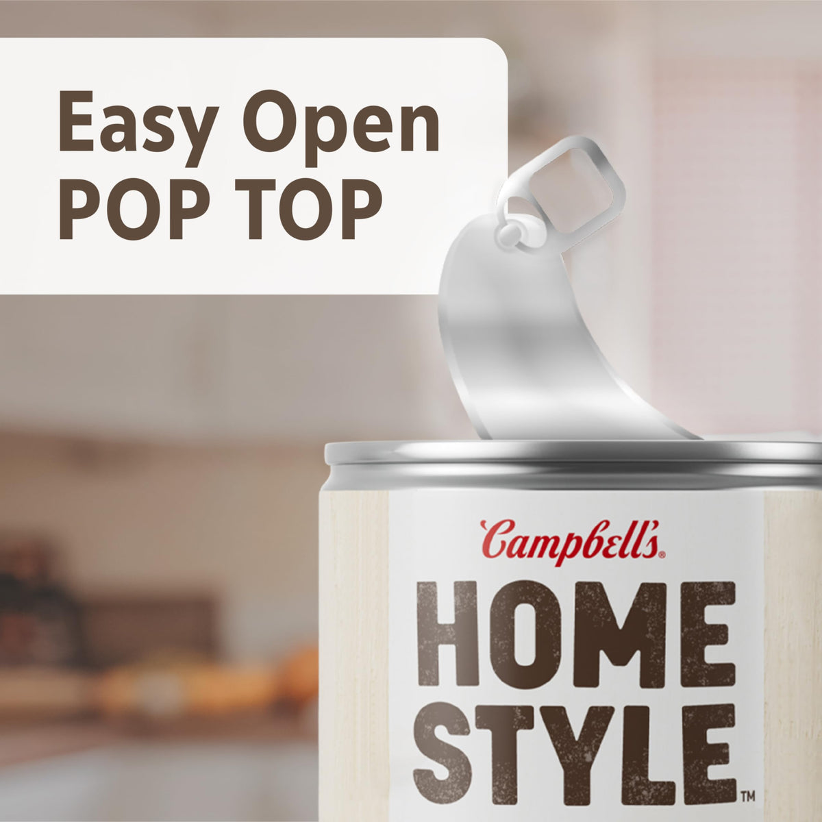 Bowl with grilled cheese and Campbell’s Homestyle Tomato Basil Soup for a fast lunch.