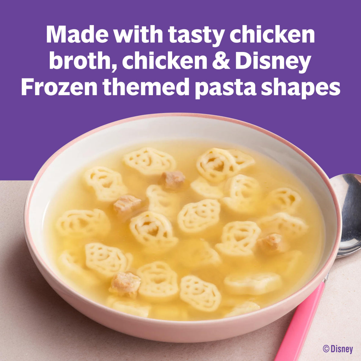 Serving Campbell's Kids Soup in a warm bowl for a cozy meal
