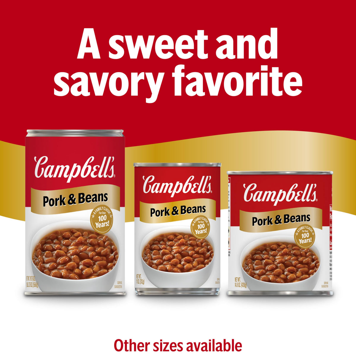 Campbell's Pork and Beans with franks pairing, perfect for casual weeknight dinners