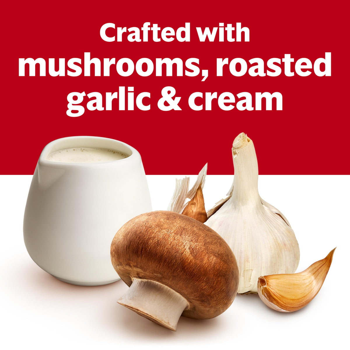Campbell's Mushroom Soup – sauce starter for casseroles and other dishes.