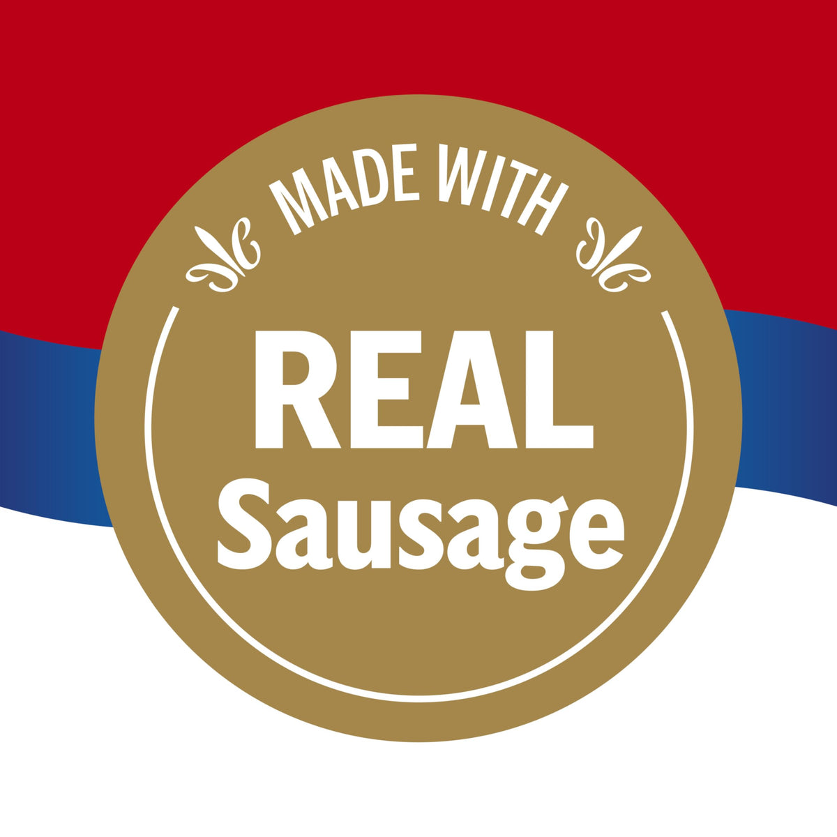 Campbell's sausage gravy being heated on stove for dinner-ready meals