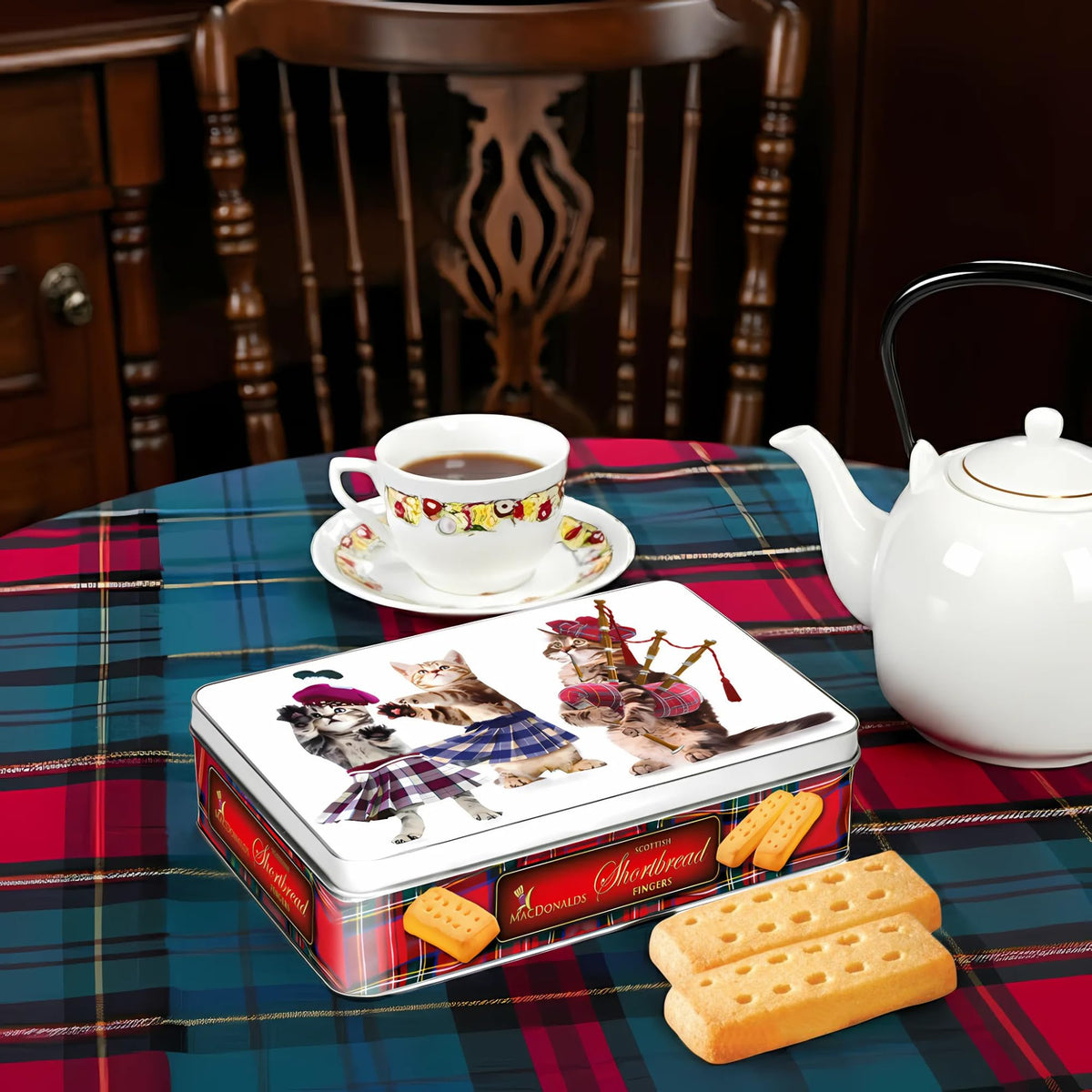 Campbells Shortbread Fingers tea-time pairing suggests a refined afternoon ritual.
