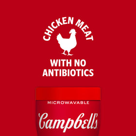 Campbell's Sipping Soup eight-cup pack shown for easy pantry storage