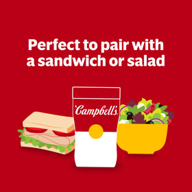 Campbell's Sipping Soup on-the-go cup provides heat-and-go nourishment anywhere.