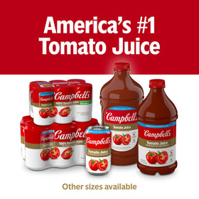 Campbell's tomato juice used as a cooking base for sauces.