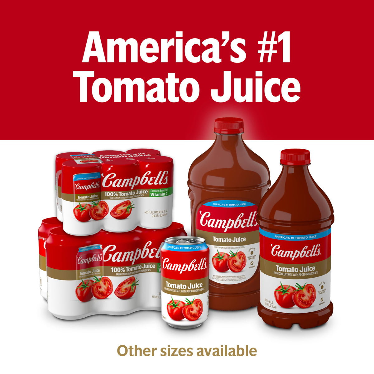 Campbell's tomato juice used as a cooking base to flavor sauces.