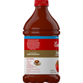 Meat and vegetables marinated with Campbell's tomato juice.