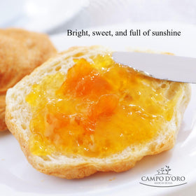 Campo D'Oro Sicilian apricots on tree hinting Italian fruit heritage
