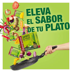 Campolor Sofrito Powder plated dish with Puerto Rican aroma