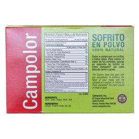 Campolor Sofrito Powder sachets ready to sprinkle on dishes