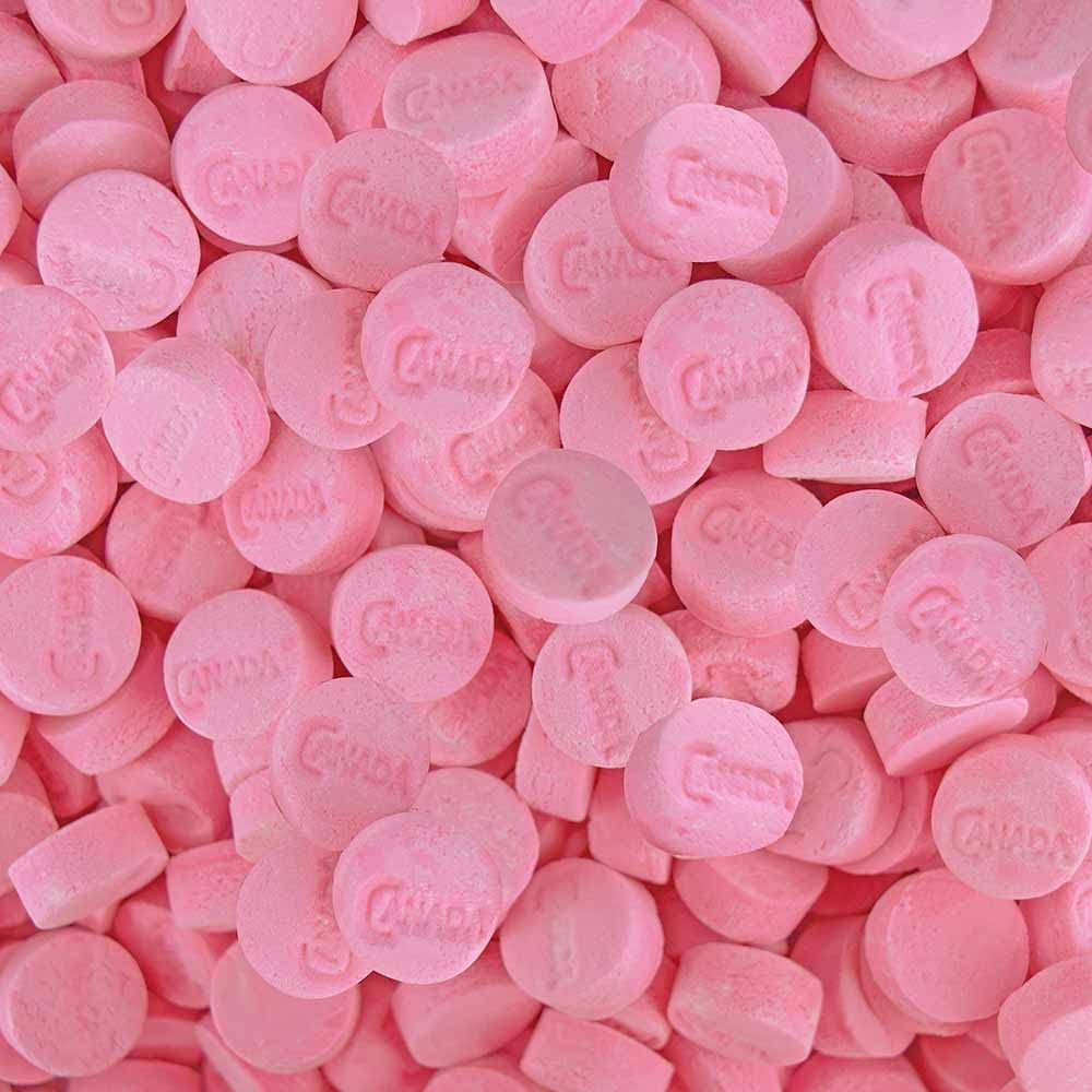 Canada Mints wintergreen mints closeup showcasing bulk supply ideal for sharing