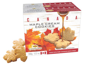 Canada True maple cream cookies 48-count pack highlights real maple flavor for a delightful shareable treat.