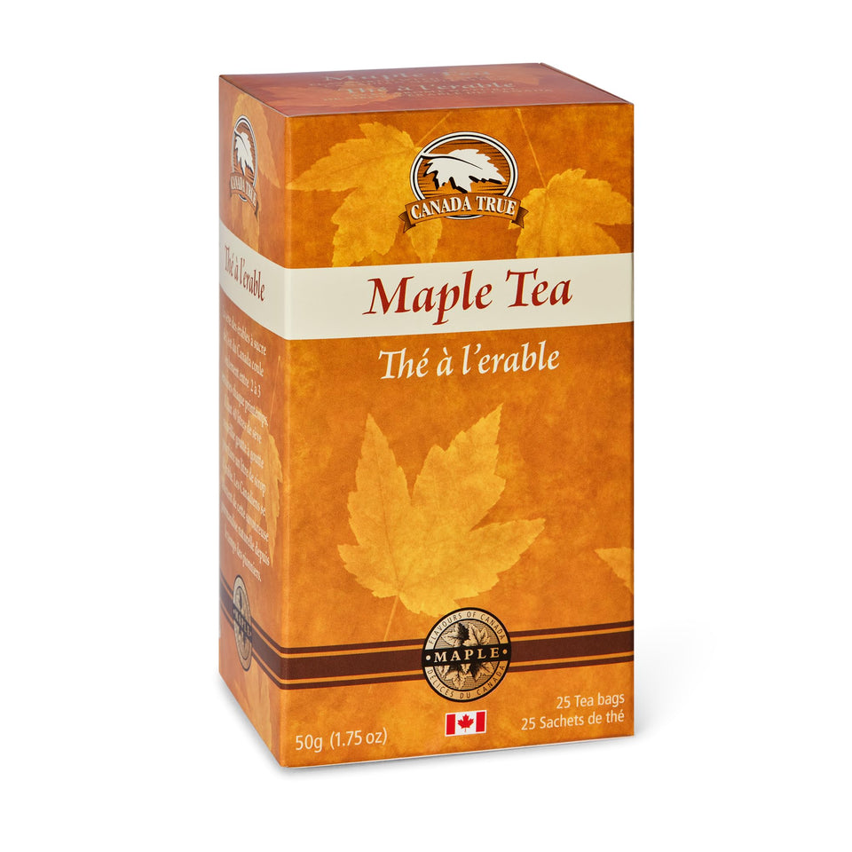 Canada True Maple Tea bags deliver a maple-infused brew with bold, comforting flavor.