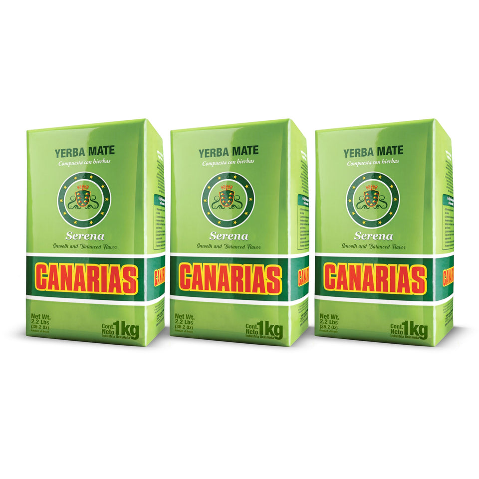 Canarias Serena yerba mate tea ground leaf for smooth infusion.