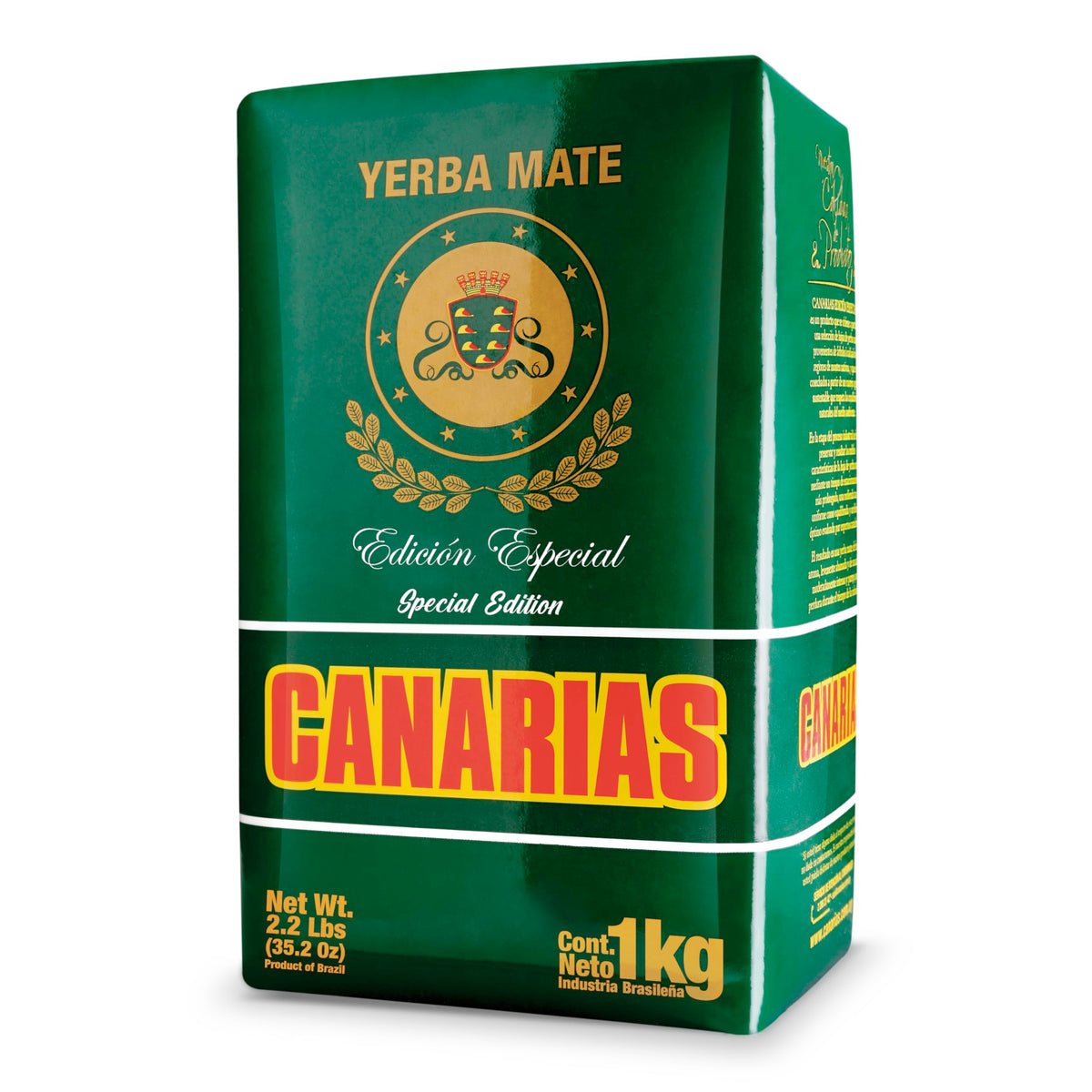Canarias special edition yerba mate 1kg shows premium packaging for bold sessions