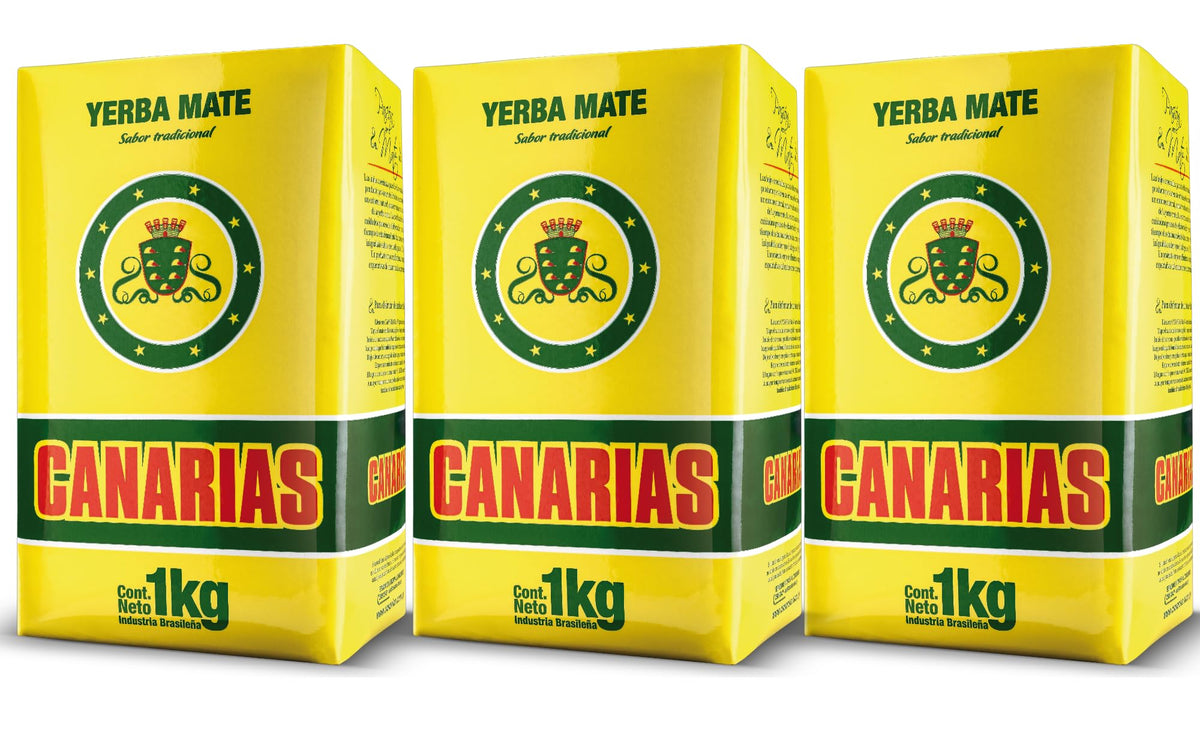 Canarias Yerba Mate Traditional 2.2 lb pack front view for enhanced daily ritual.