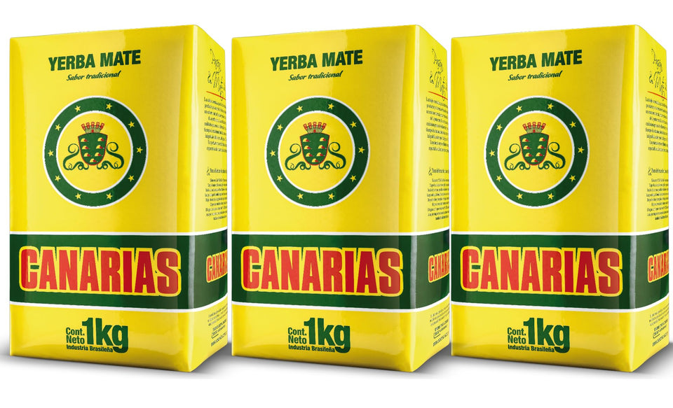 Canarias Yerba Mate Traditional 2.2 lb pack front view for enhanced daily ritual.