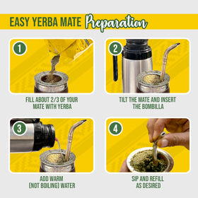 Canarias Yerba Mate packaging reflects Uruguayan tradition and ritual.