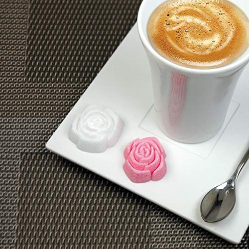 Canasuc molded sugar collection features rose shapes for tea-time elegance