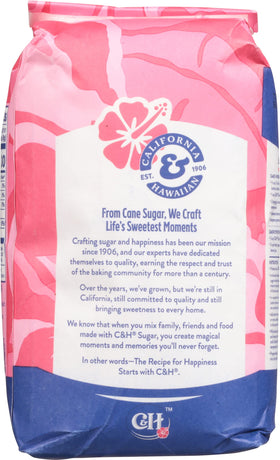 C&H certified gluten-free, non-GMO, kosher sugar for versatile pantry use.