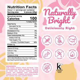 Candifi Lemonade Rings in hand illustrating convenient grab-and-go treat.