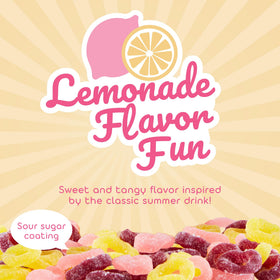 Candifi Lemonade Rings pouch and product view highlighting resealable packaging.