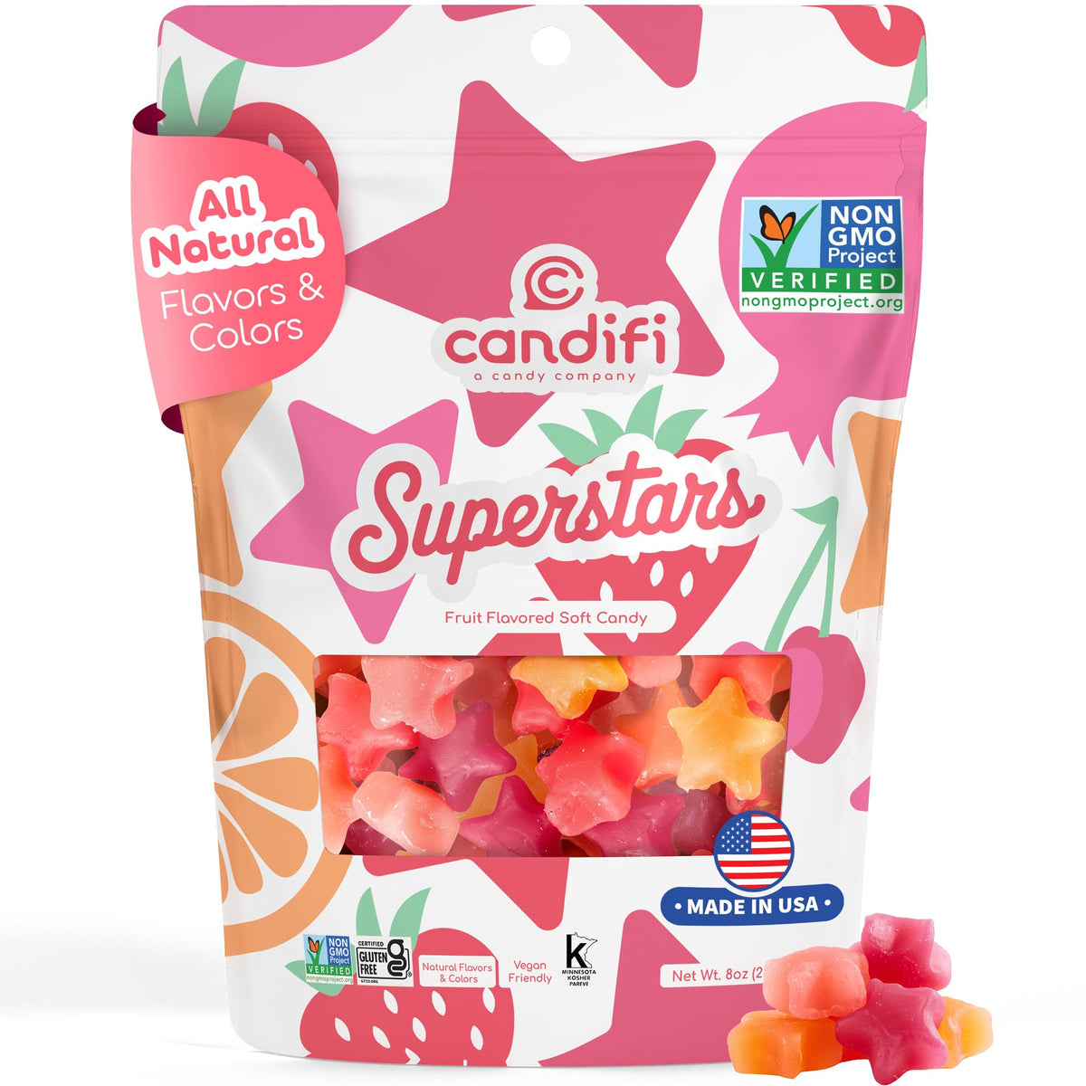 Gift-ready Candifi Superstars pouch suitable for gifting or sharing