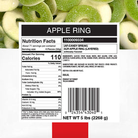 Candy Break Apple Rings family-snack option for picnics and everyday treats.