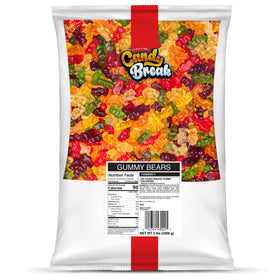 Candy Break Bitty Bear Gummy Cubs bag shows a shareable, fruity treat for gatherings