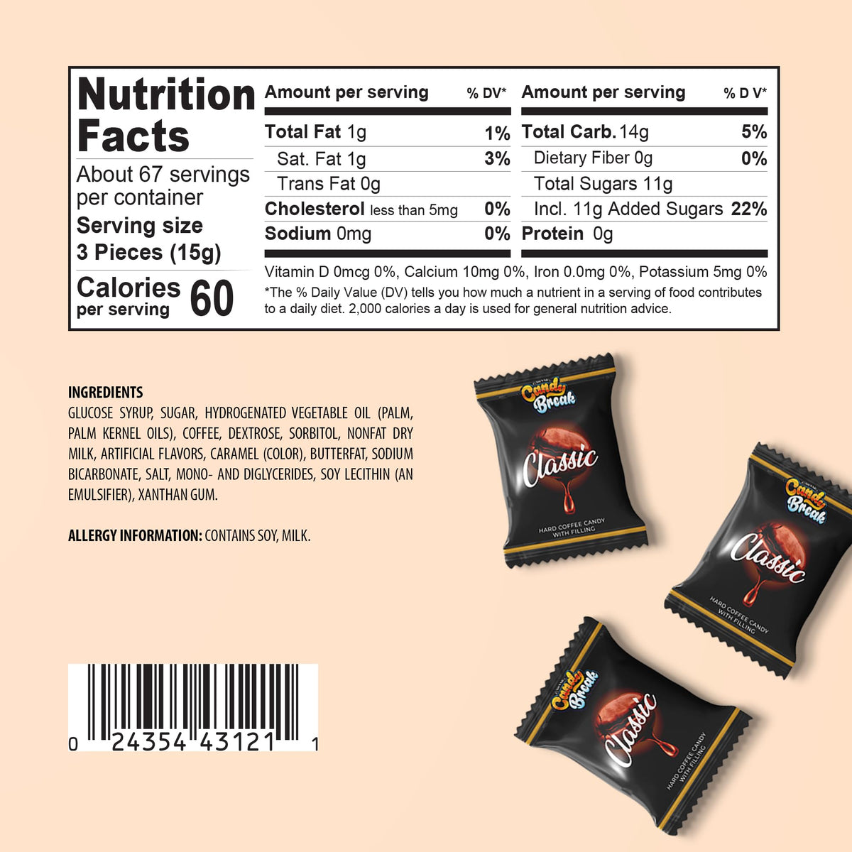 Candy Break coffee drops showcase rich aroma and portable snacking option